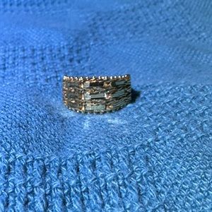 Imperial Gold Solid 14KT Woven Gold Ring